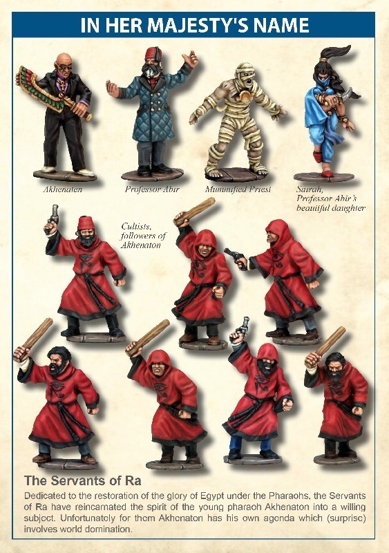The Servants of Ra - In Her Majesty's Name - North Star Figures