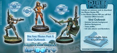 Dire Foes Mission Pack 5: Viral Outbreak - Mission Packs - Infinity