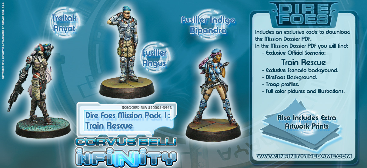 Dire Foes Mission Pack 1: Train Rescue - Mission Packs - Infinity