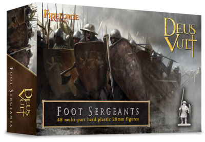 Foot Sergeants (48 infantry plastic figures) - Deus Vult - Fireforge Games