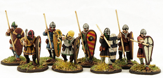 Norman Spearmen (8) - Warriors 1 pt - SAGA - Normannen