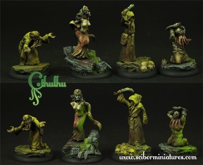 Cthulhu Cultists set - Scibor Miniatures