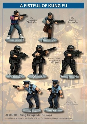 Kung Fu Squad: The Cops - A Fistful Of Kung Fu - North Star Figures