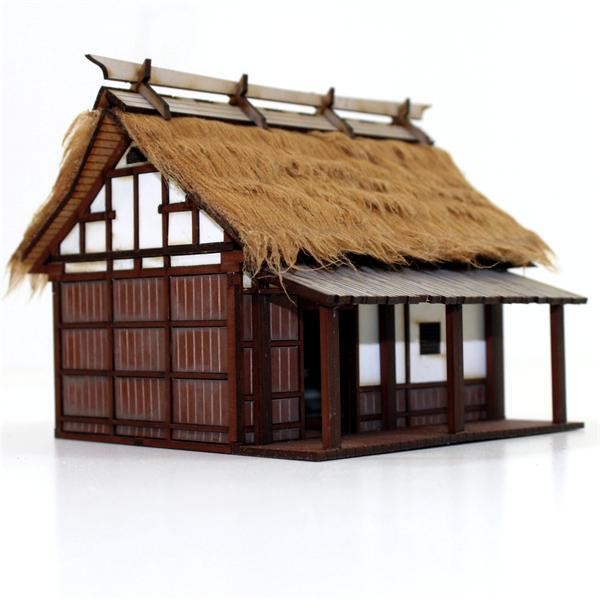 Peasant Smallholder's Dwelling - Shogunate Japan - Hütte bemalt - 4Ground