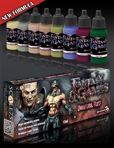 Unnatural Flesh - Fantasy&Games Paint Set - Farbset - Scale75