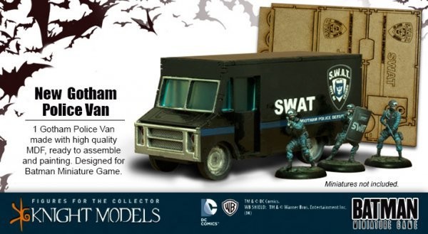 Gotham Police Van - Batman Miniature Game