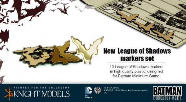 League Of Shadows Markers - Batman Miniature Game