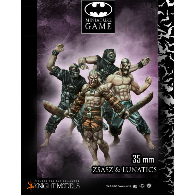 Victor Zsasz And Arkham Lunatics - Batman Miniature Game