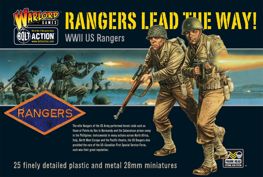 US Rangers Infantry (25) Lead the Way - American - Bolt Action