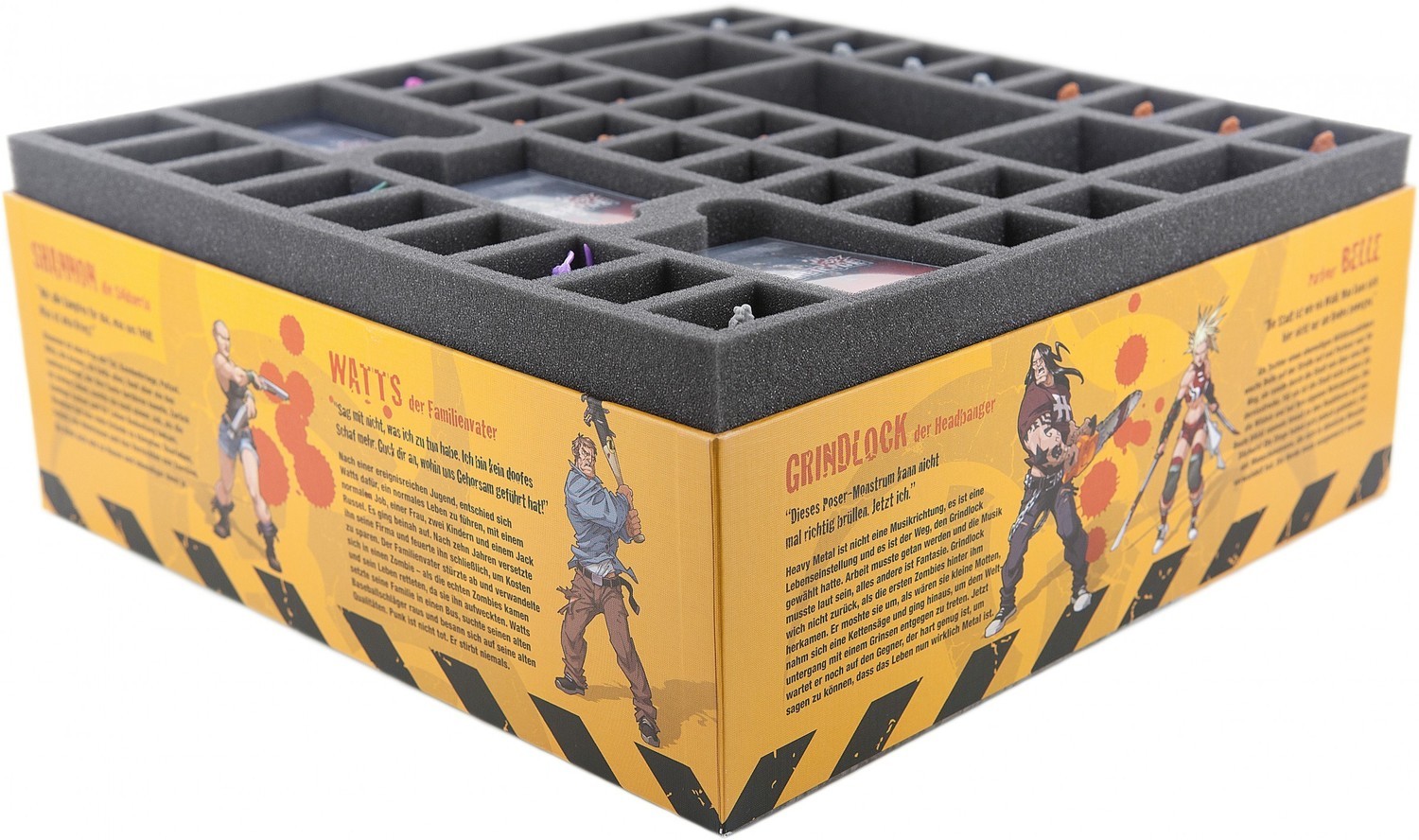 Schaumstoffeinlage Set für Zombicide Staffel 2 Prison Outbreak - Feldherr Schaumstoffeinlage Set für Zombicide Staffel 2 Prison Outbreak - Feldherr