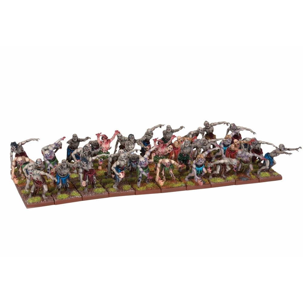 Undead Zombie Swarm - Untote - Kings of War - Mantic Games