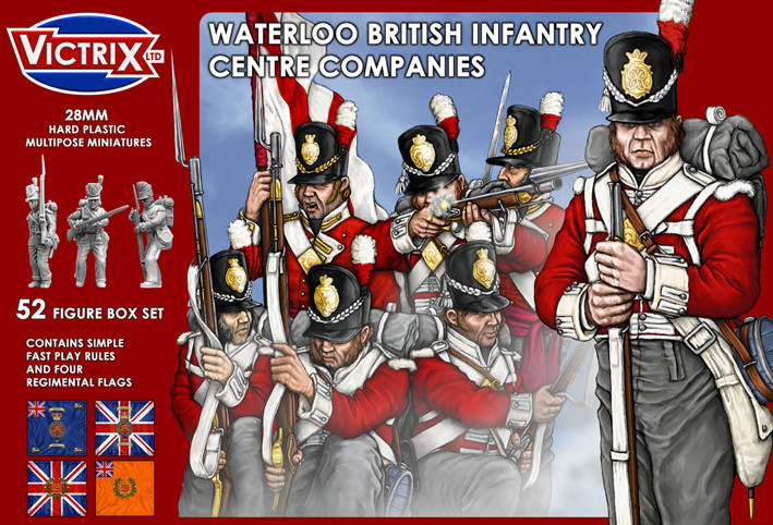Waterloo British Infantry Centre Companies - Victrix