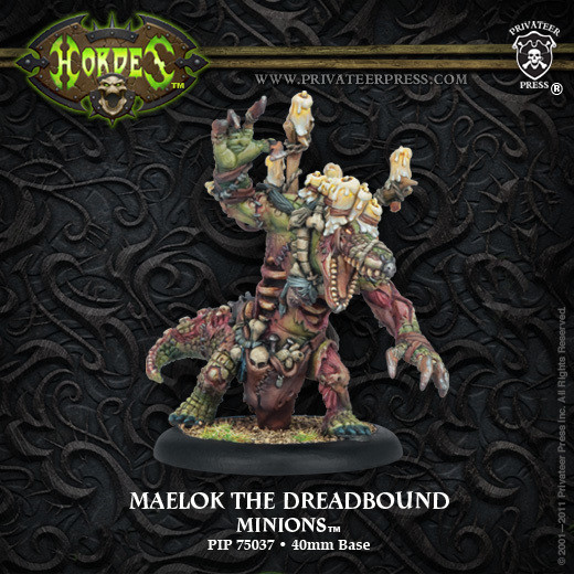 Minion Warlock - Maelok the Dreadbound Blister - Hordes - Privateer Press