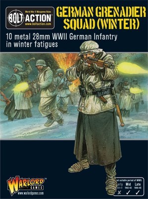 German Grenadiers in Winter Clothing - Bolt Action - Warlord Games