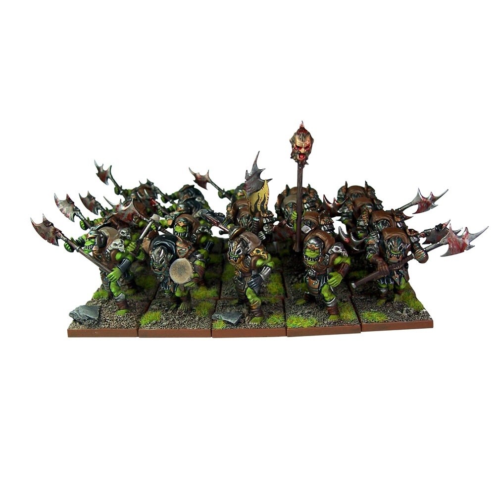 Orc Greatax Regiment - Orks - Kings of War - Mantic Games