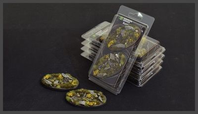 Ovale Highland Bases 90mm (x2) - Gamers Grass