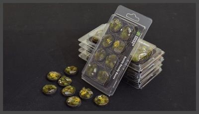 Round Highland Bases 32mm (x8) - Gamers Grass