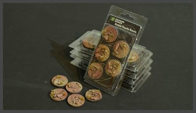 Round Badland Bases 40mm (x5) - Gamers Grass