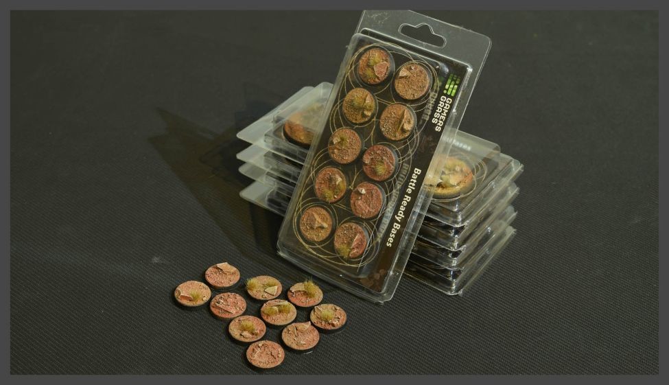 Round Badland Bases 25mm (x10) - Gamers Grass