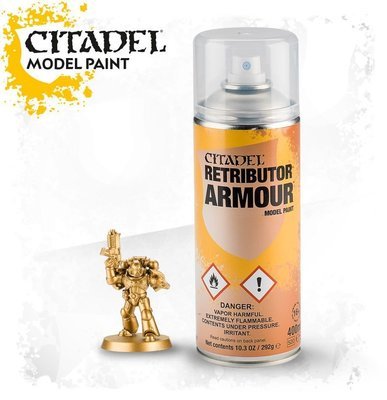 Retributor Armour Spray Farbspray - Citadel - Games Workshop Retributor Armour Spray Farbspray - Citadel - Games Workshop