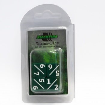 Tarmo-Dice Set of 4 Dice - 1/2 2/3 Würfel - Blackfire Tarmo-Dice Set of 4 Dice - 1/2 2/3 Würfel - Blackfire