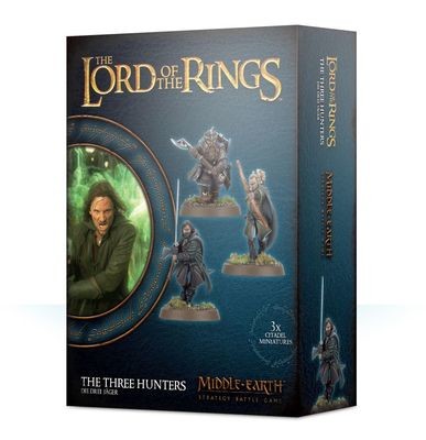 Die Drei Jäger - The Three Hunters - Lord of the Rings LotR - Games Workshop Die Drei Jäger - The Three Hunters - Lord of the Rings LotR - Games Workshop
