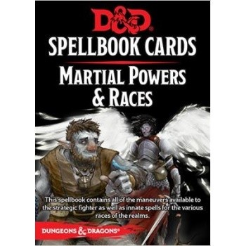 D&D Dungeons&Dragons Spellbook Cards - Martial Powers & Races (61 Cards) - EN