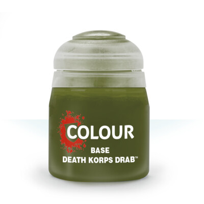 BASE: DEATH KORPS DRAB (12ML) - Citadel Base - Games Workshop