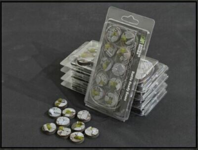 Temple Base Round 25mm (x10) - Gamers Grass