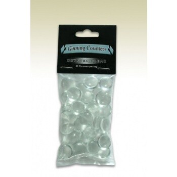 Dragon Shield - Transparent Gaming Counters - Crystal Clear (30 pcs)