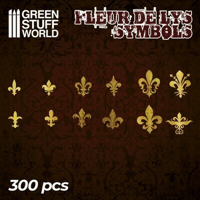 Fleur de Lys Symbols - Greenstuff World Fleur de Lys Symbols - Greenstuff World