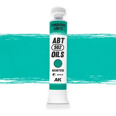 Turquoise Lights - Ölfarbe - Oil - Abteilung 502