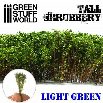 Hohes Gebüsch - Hellgrün Tall Shrubbery - Greenstuff World Hohes Gebüsch - Hellgrün Tall Shrubbery - Greenstuff World