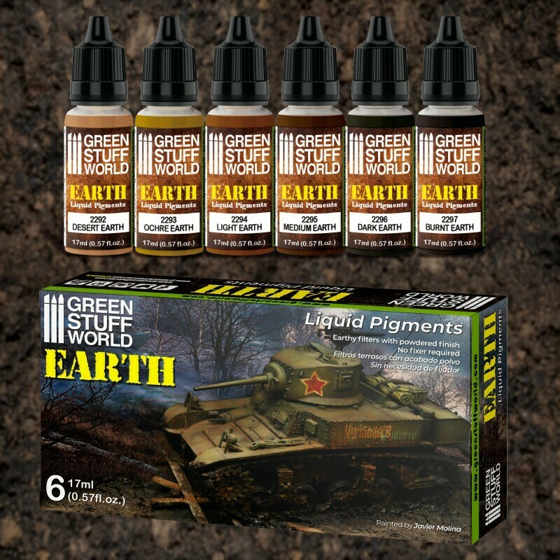 Liquid Pigments Set - Earth - Greenstuff World