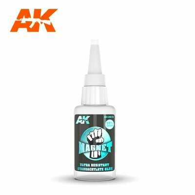MAGNET ULTRA RESISTANT CYANOCRYLATE GLUE - AK Interactive