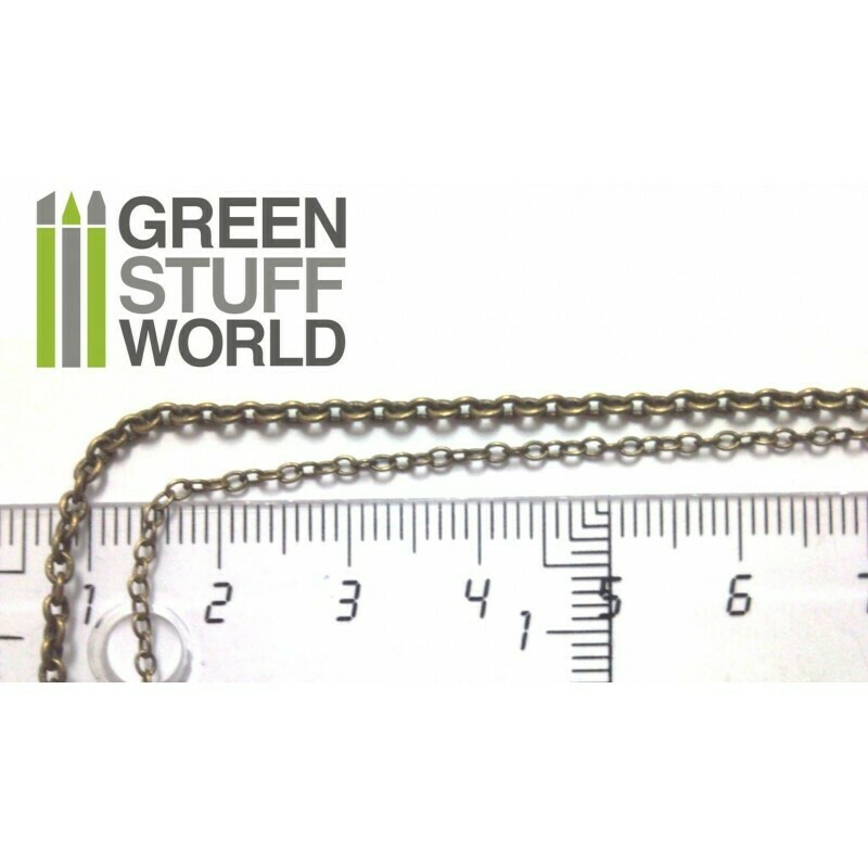 Hobby Kette 3 mm Chain - Voll 1 Meter - Greenstuff World Hobby Kette 3 mm Chain - Voll 1 Meter - Greenstuff World