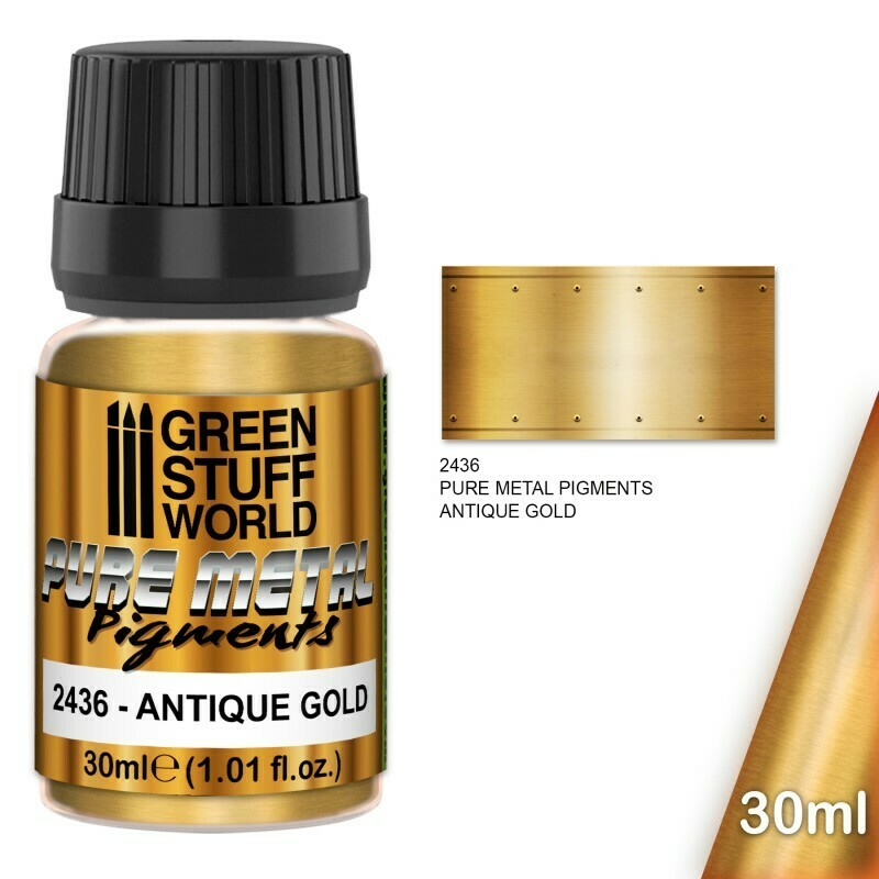 Pure Metal Pigments ANTIKES GOLD Antique Gold - Greenstuff World Pure Metal Pigments ANTIKES GOLD Antique Gold - Greenstuff World