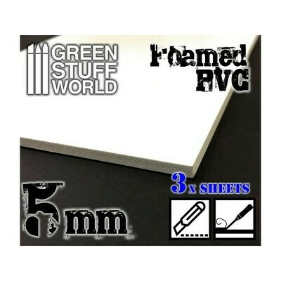 Foamed PVC 5 mm - Greenstuff World