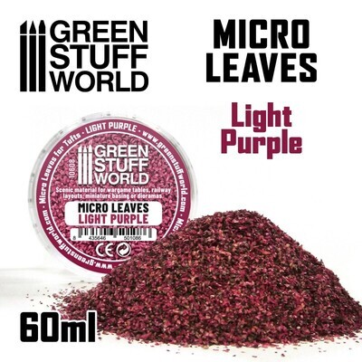 MIKROBLÄTTER - Mix hellviolett Micro Leaves Light Purple - Greenstuff World