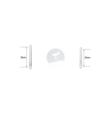 MO: Citadel Ball Top Flying Stems with 32mm Flying Bases (5x) - Games Workshop