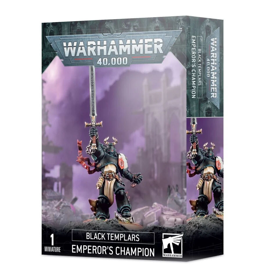Black Templars Champion des Imperators Emperor's Champion - Warhammer 40.000 - Games Workshop Black Templars Champion des Imperators Emperor's Champion - Warhammer 40.000 - Games Workshop
