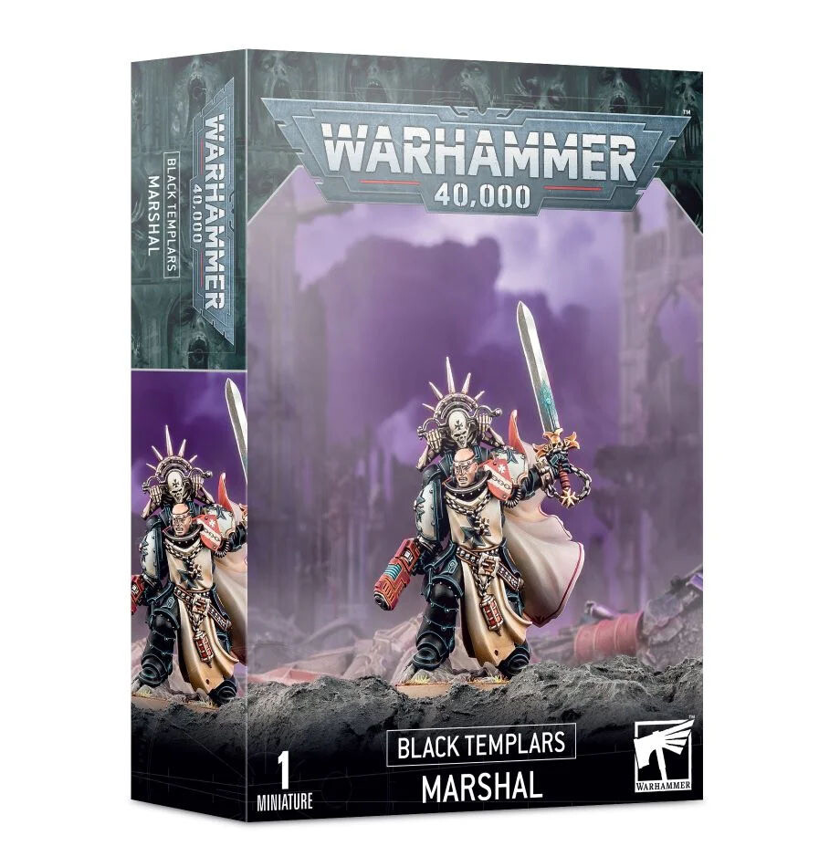 Marschall der Black Templars Marshal - Warhammer 40.000 - Games Workshop Marschall der Black Templars Marshal - Warhammer 40.000 - Games Workshop