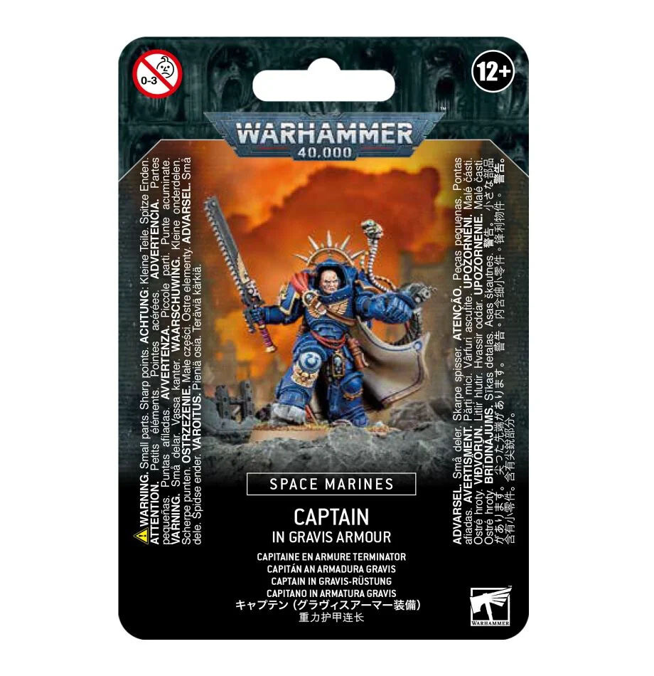 Space Marines Captain in Gravis-Rüstung Gravis Armour - Warhammer 40.000 - Games Workshop