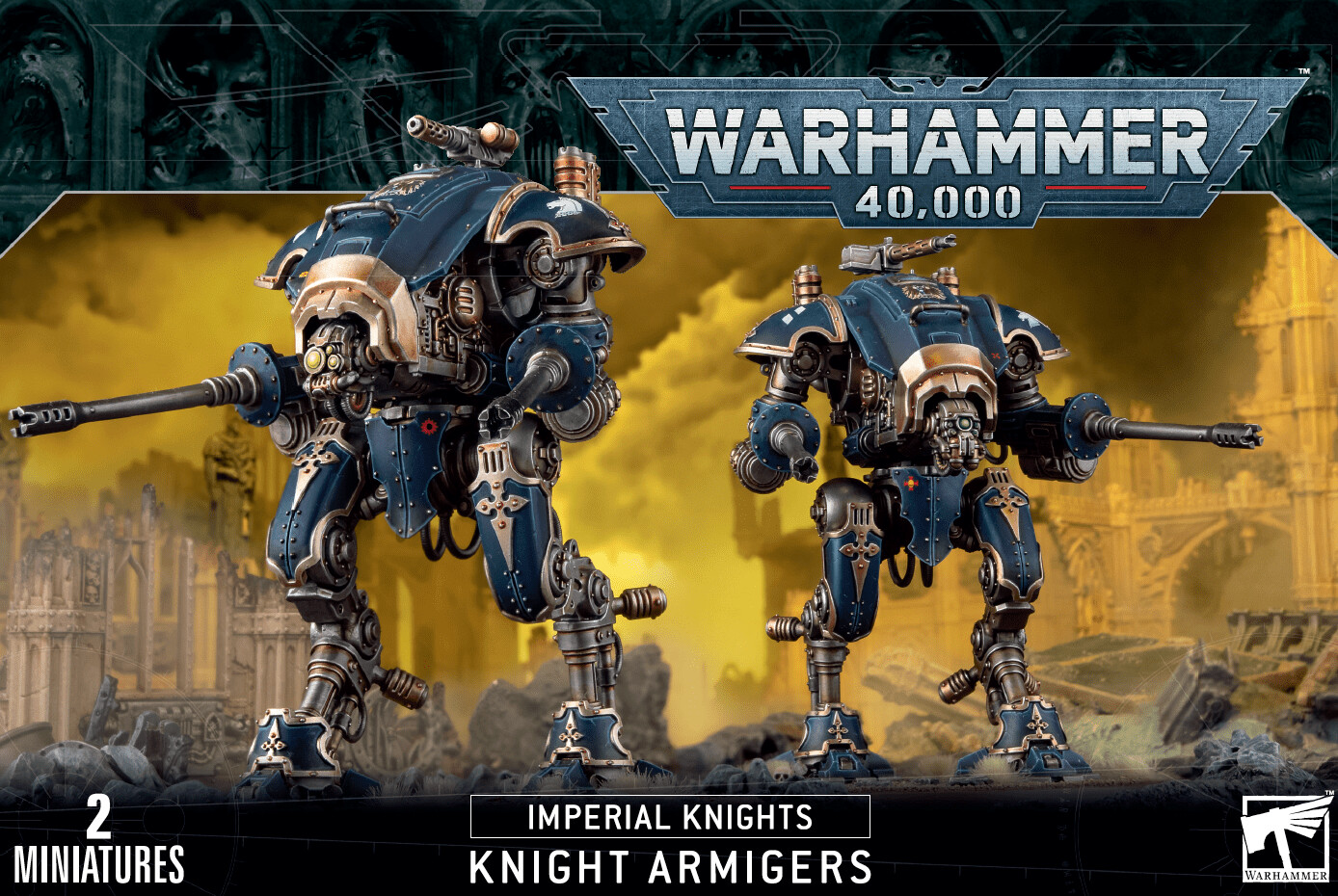 Armiger Helverins/Armiger Warglaives Knight Armigers - Schwertknappen/Speerknappen - Imperial Knights - Warhammer 40.000 - Games Workshop Armiger Helverins/Armiger Warglaives Knight Armigers - Schwertknappen/Speerknappen - Imperial Knights - Warhammer 40.000 - Games Workshop