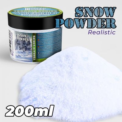 REALISTIC Schneepulver Snow Powder - 200ml - Greenstuff World REALISTIC Schneepulver Snow Powder - 200ml - Greenstuff World
