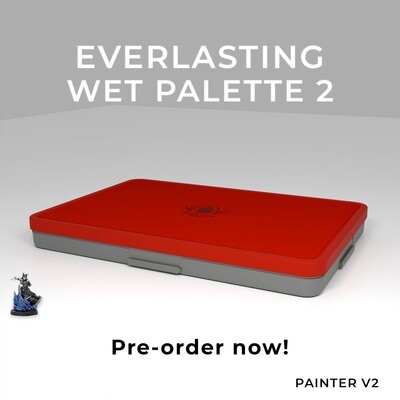 Everlasting Wet Palette Painter v2 Wet palette - Nasspalette - Redgrass Games