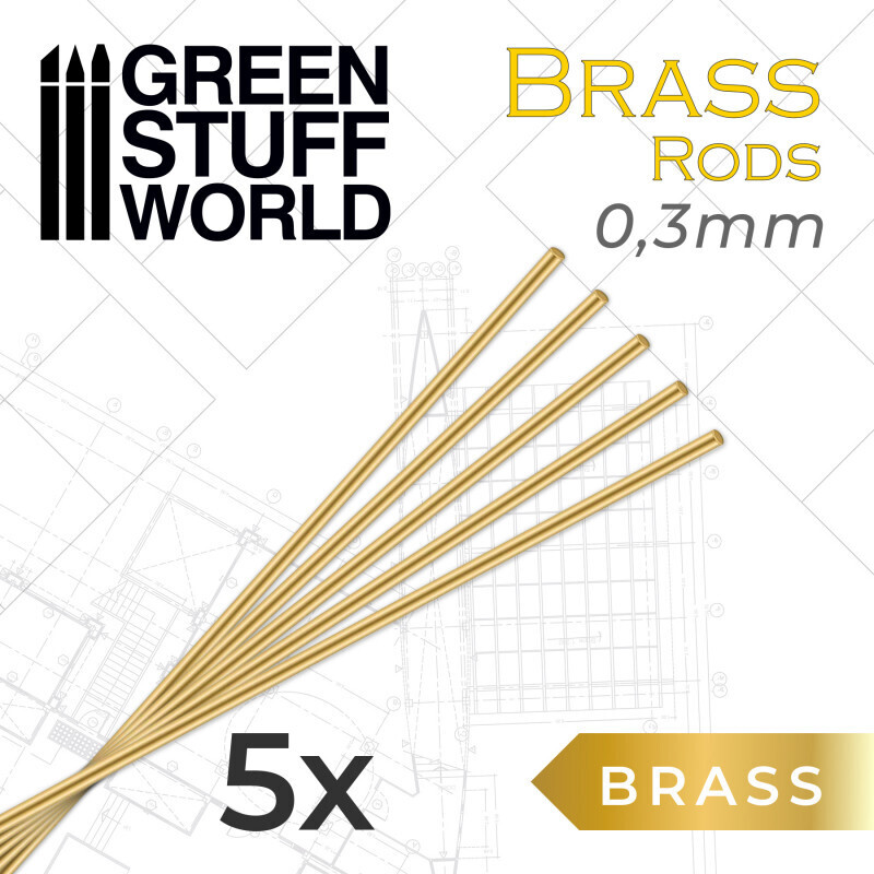 Pinning Brass Rods 0.3mm - Greenstuff World Pinning Brass Rods 0.3mm - Greenstuff World