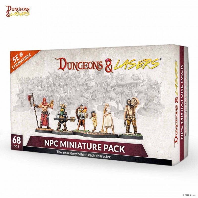 Dungeons & Lasers - NPC Miniature Pack - EN