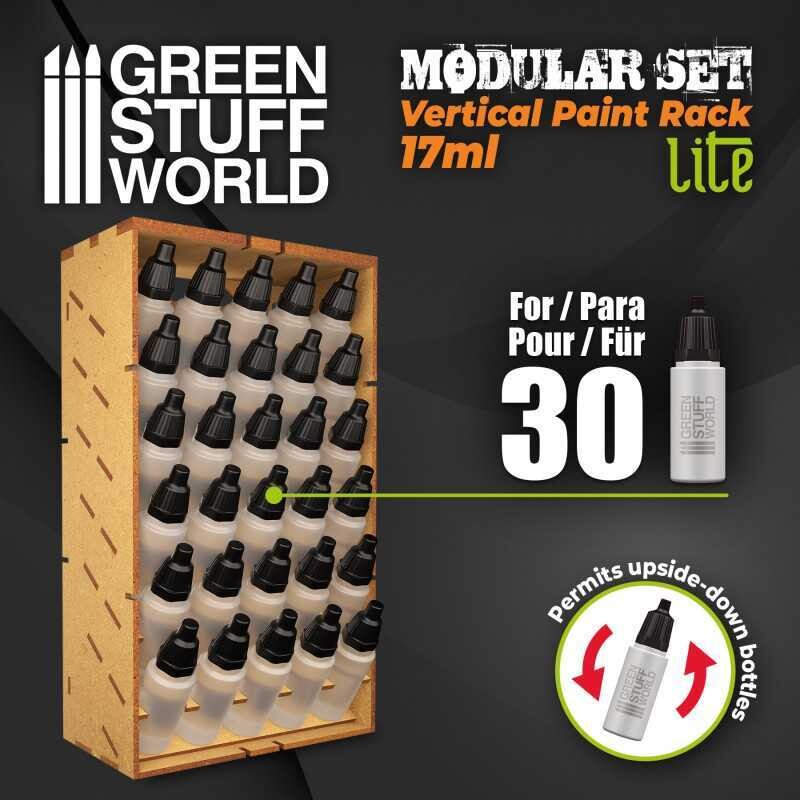 Vertical Paint Organizer 17ml - LITE - Farbregal Ständer Paint Rack Modular - Greenstuff World Vertical Paint Organizer 17ml - LITE - Farbregal Ständer Paint Rack Modular - Greenstuff World