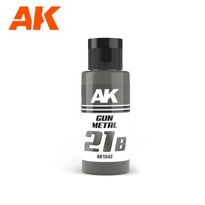 DUAL EXO 21B – GUN METAL 60ml. - AK Interactive